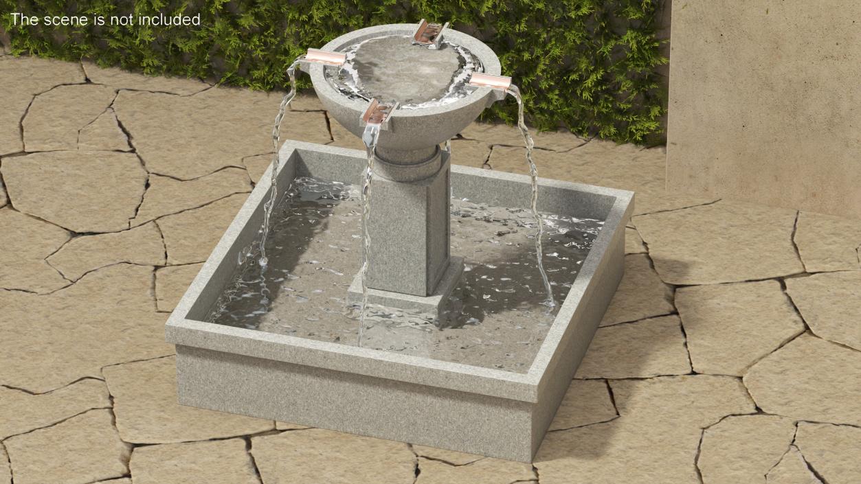 3D model Park Modern Fountain