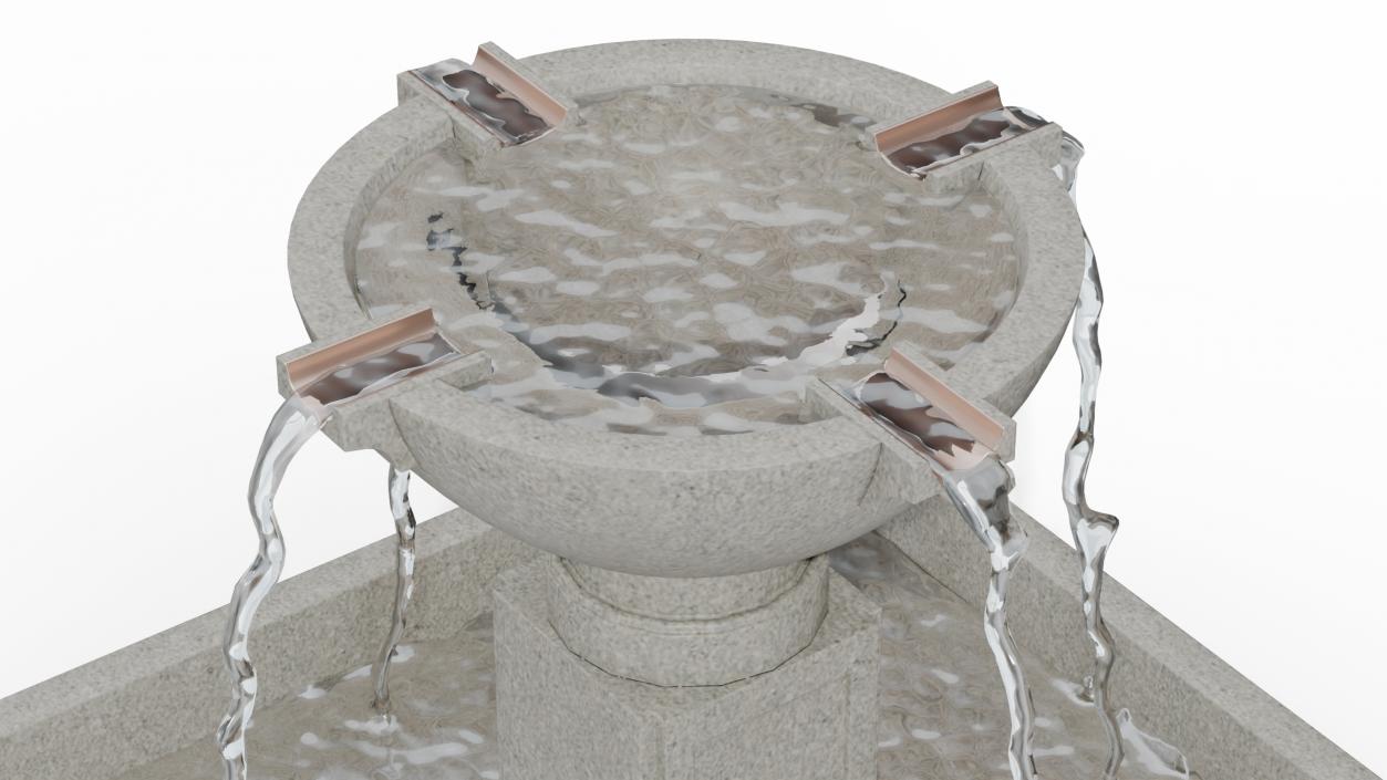 3D model Park Modern Fountain