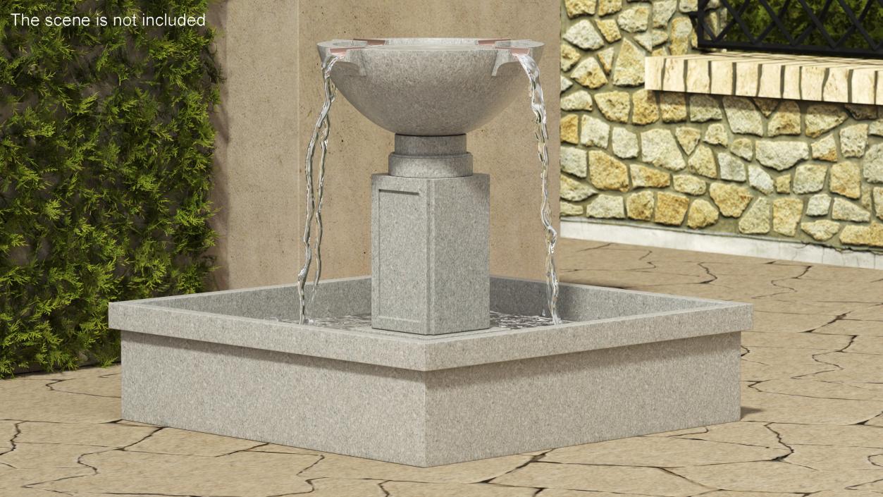 3D model Park Modern Fountain