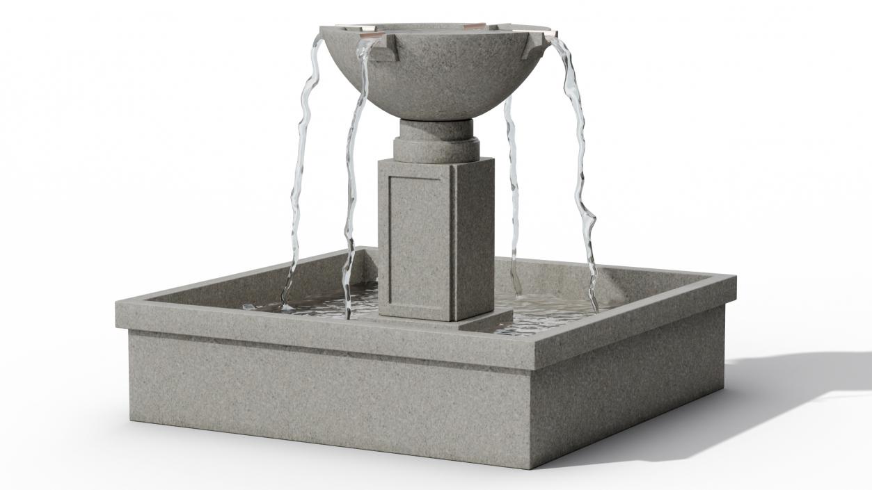 3D model Park Modern Fountain