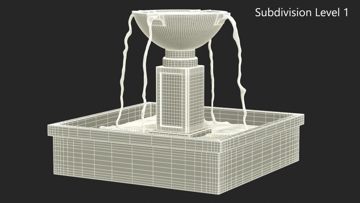 3D model Park Modern Fountain