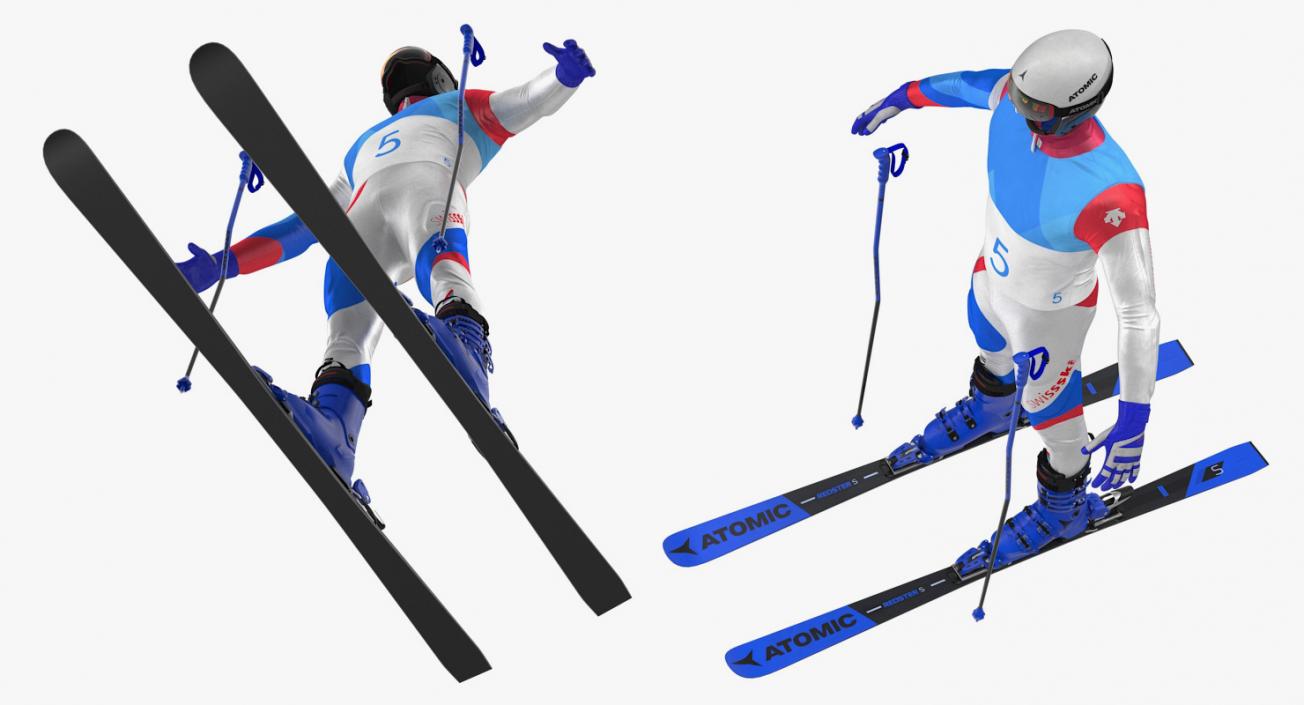 3D model Atomic Ski Equipment