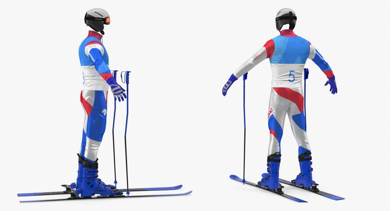 3D model Atomic Ski Equipment