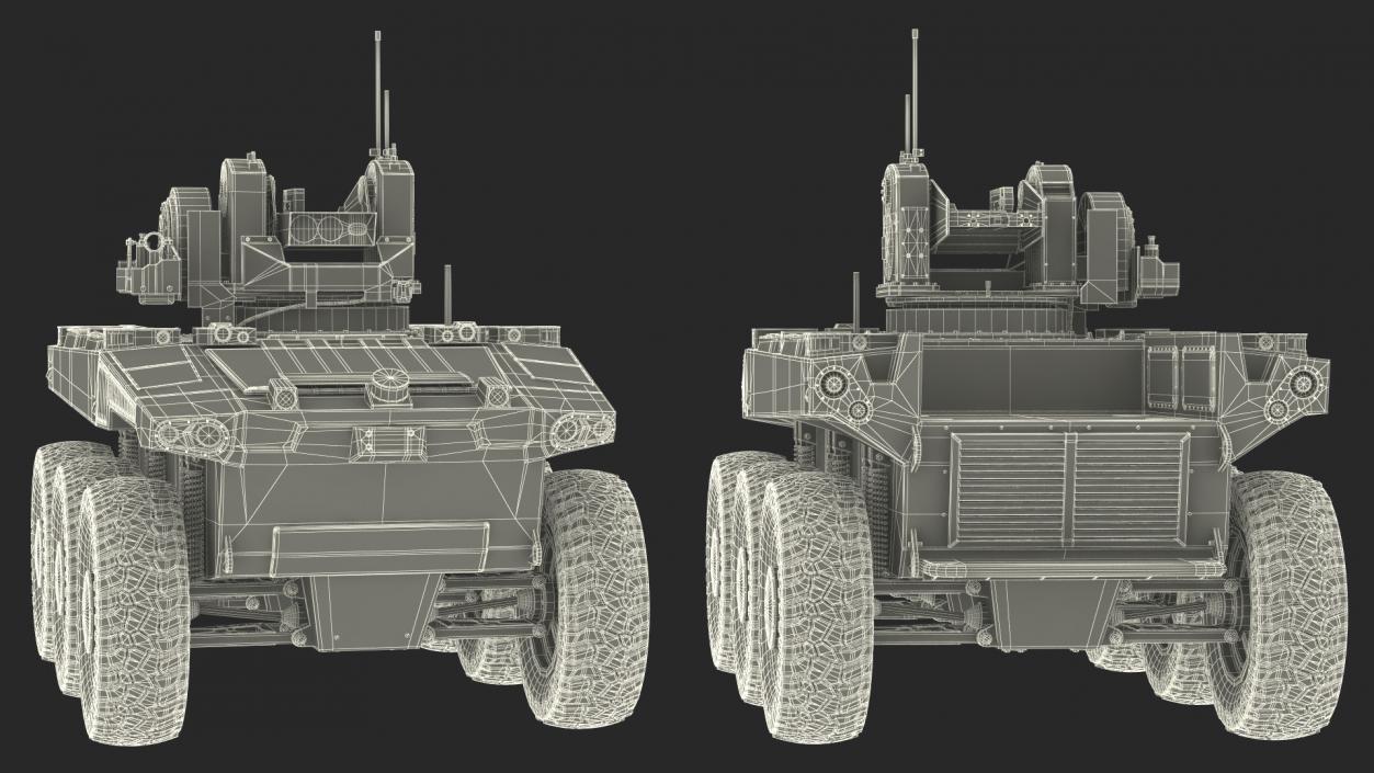 3D model Military Robot Scout