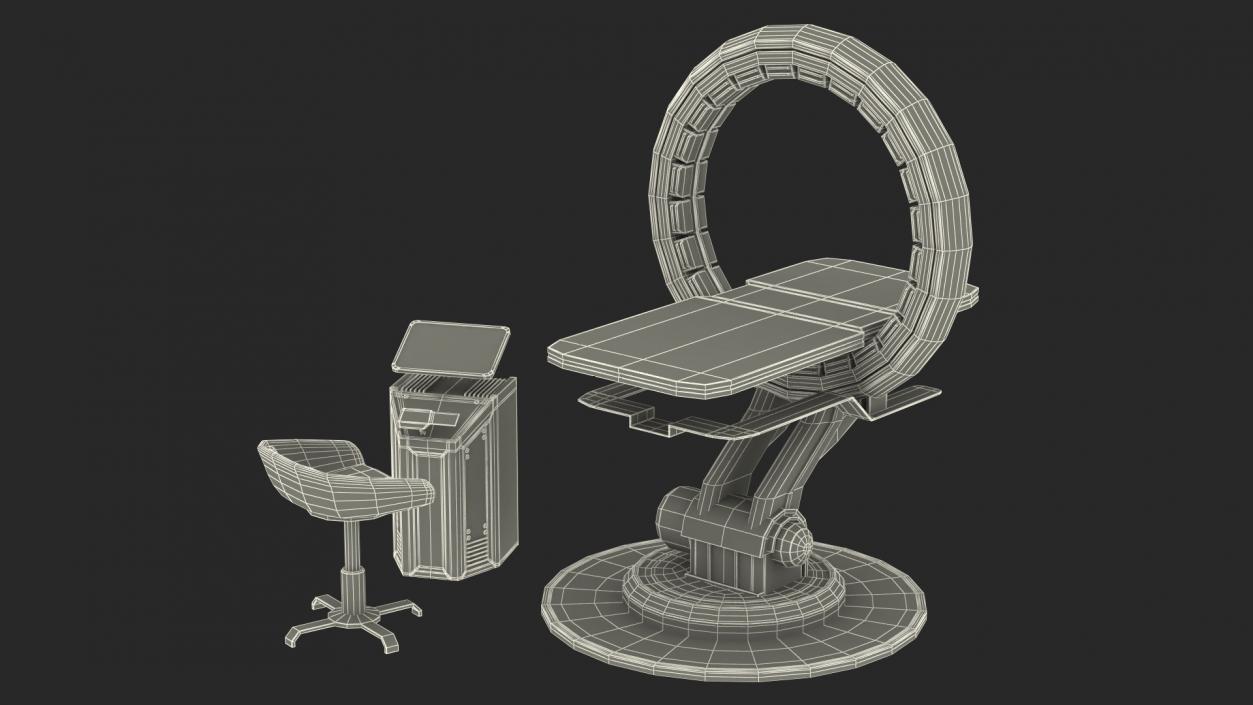 3D model Modern Medical CT Scanner