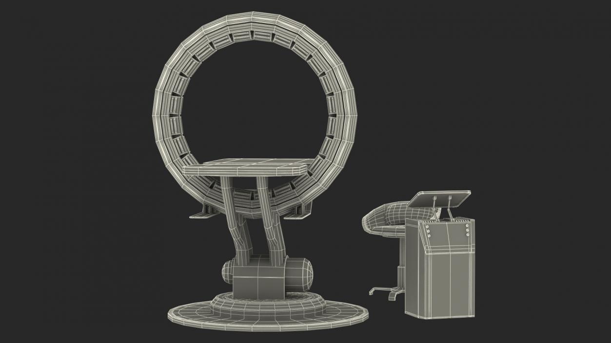 3D model Modern Medical CT Scanner