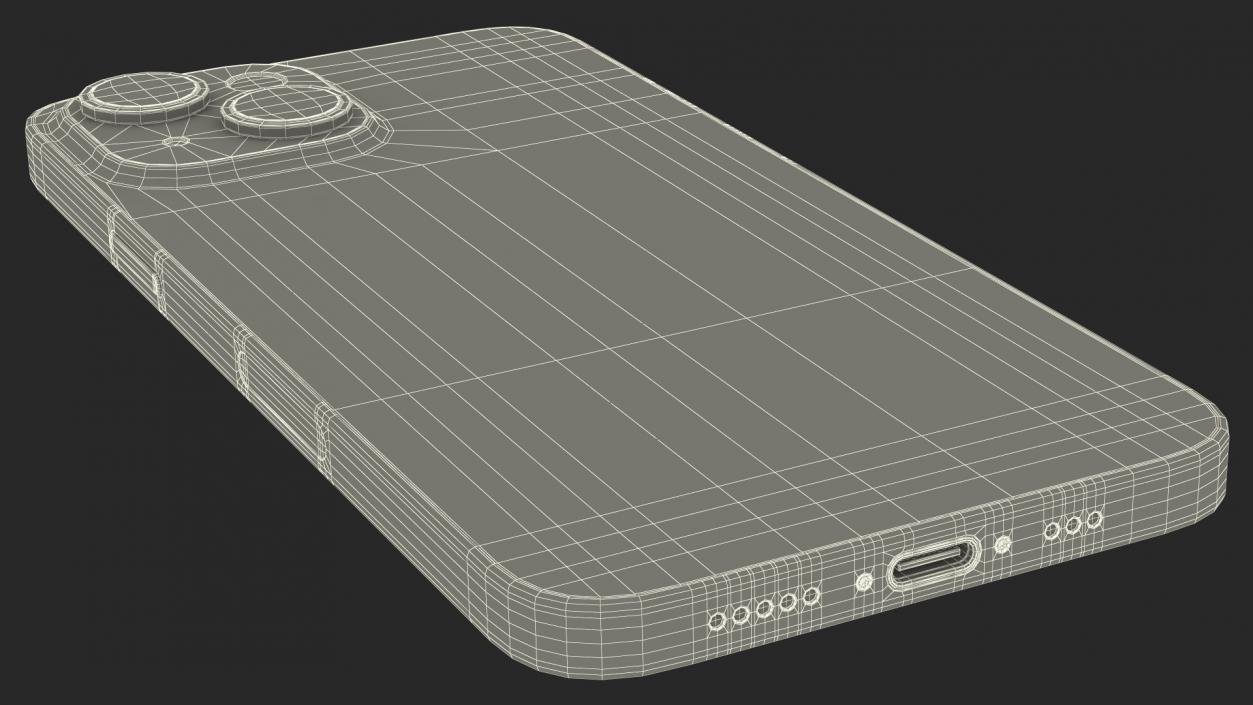 3D model Apple IPhone 15 Plus Pink