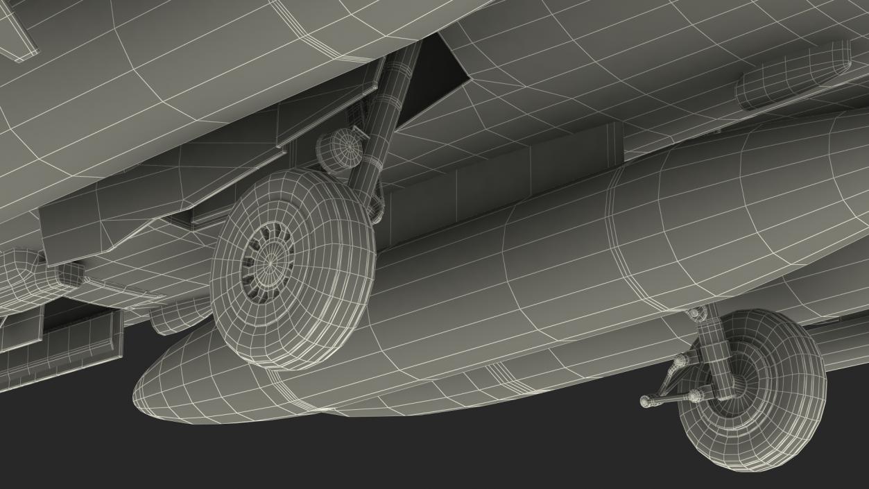 3D model Chengdu J10 S Tandem Seated Armed Rigged