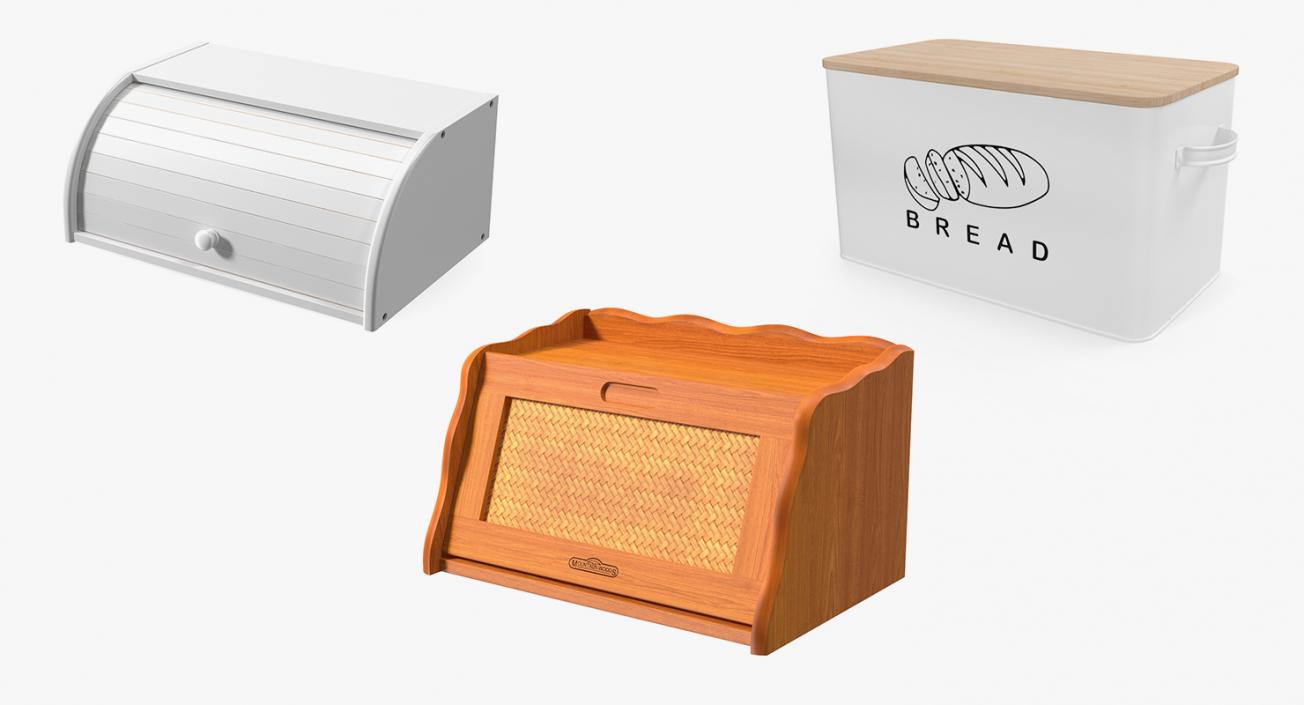 Bread Boxes Collection 3 3D model