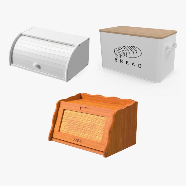 Bread Boxes Collection 3 3D model