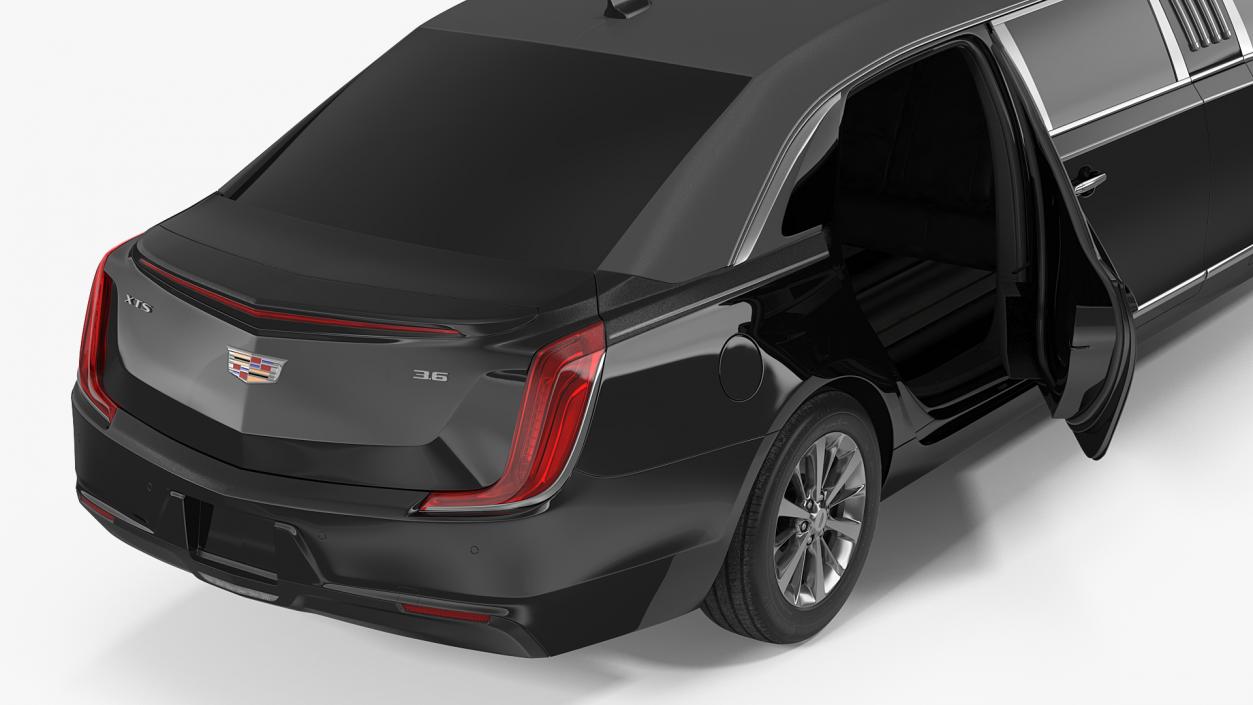 3D Limousine Cadillac XTS 70 Simple Interior