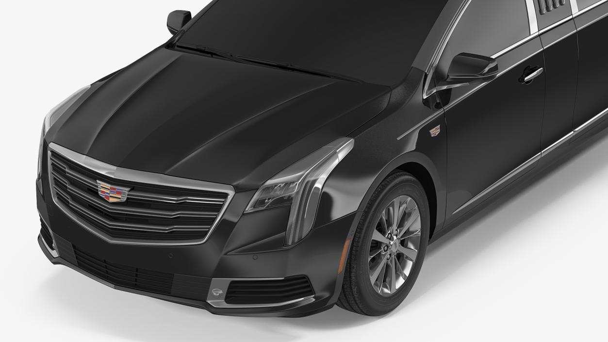 3D Limousine Cadillac XTS 70 Simple Interior