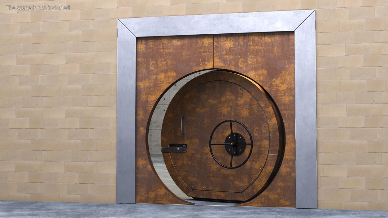 Vault Room Doors Collection 3D