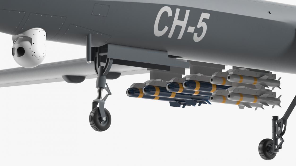 CH-5 Rainbow UAV Armed 3D