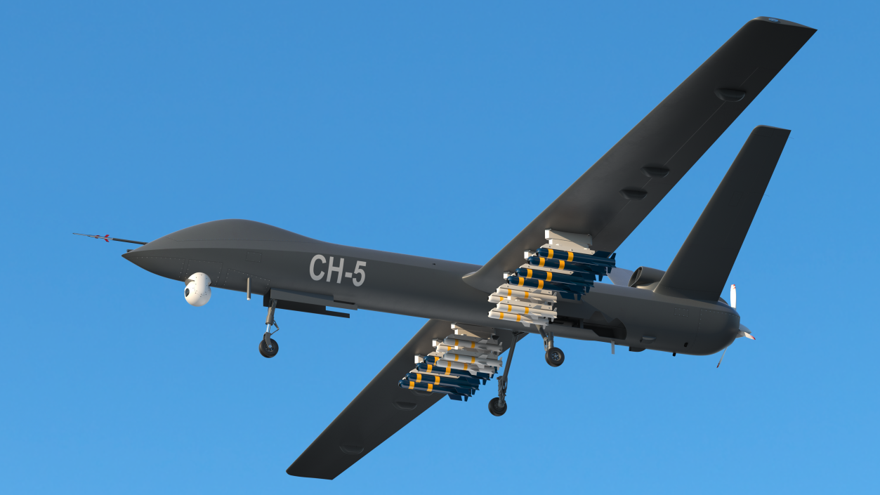 CH-5 Rainbow UAV Armed 3D