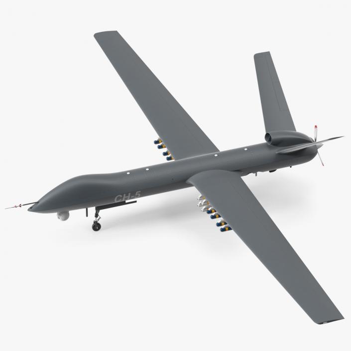 CH-5 Rainbow UAV Armed 3D