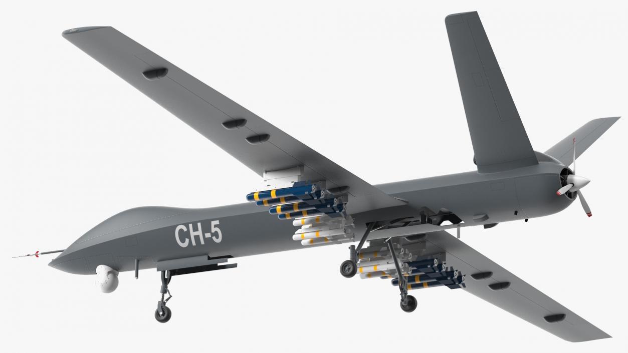 CH-5 Rainbow UAV Armed 3D