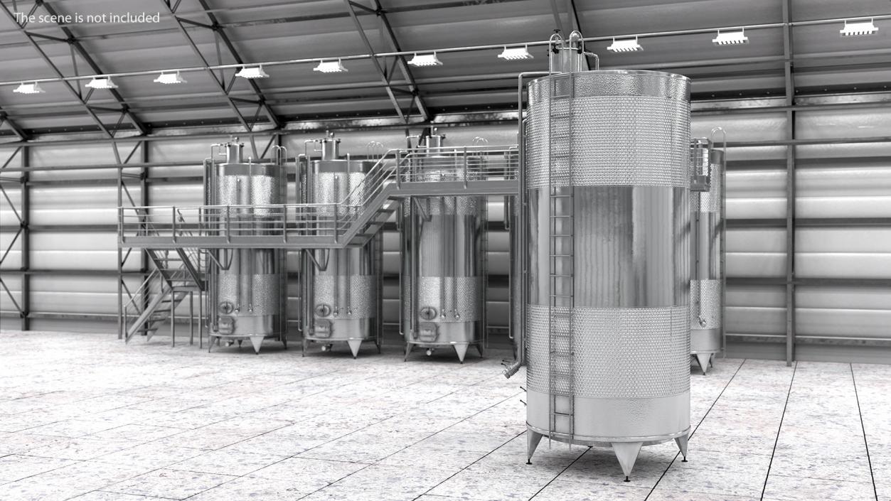 Stainless Steel Tanks Collection 3D