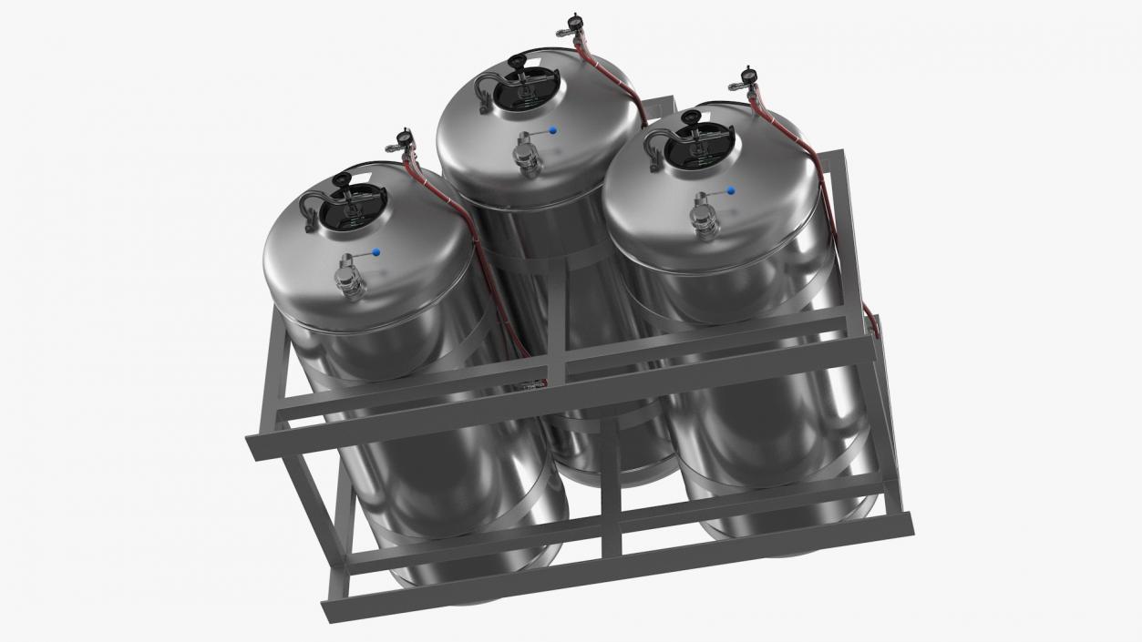 Stainless Steel Tanks Collection 3D