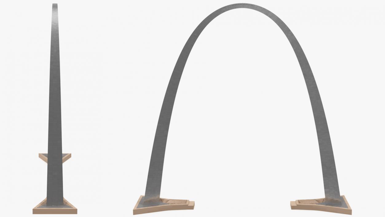 3D Gateway Arch Monument