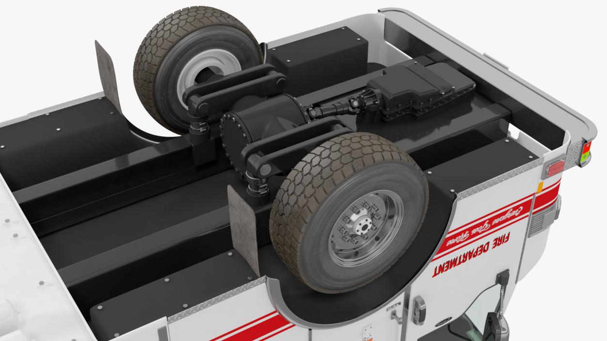 3D model White Velocity Ascendant Fire Truck