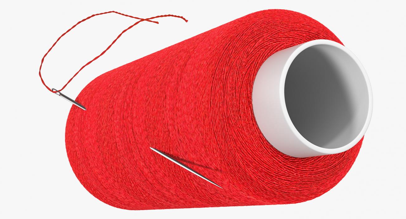 3D Small Sewing Thread with Needle