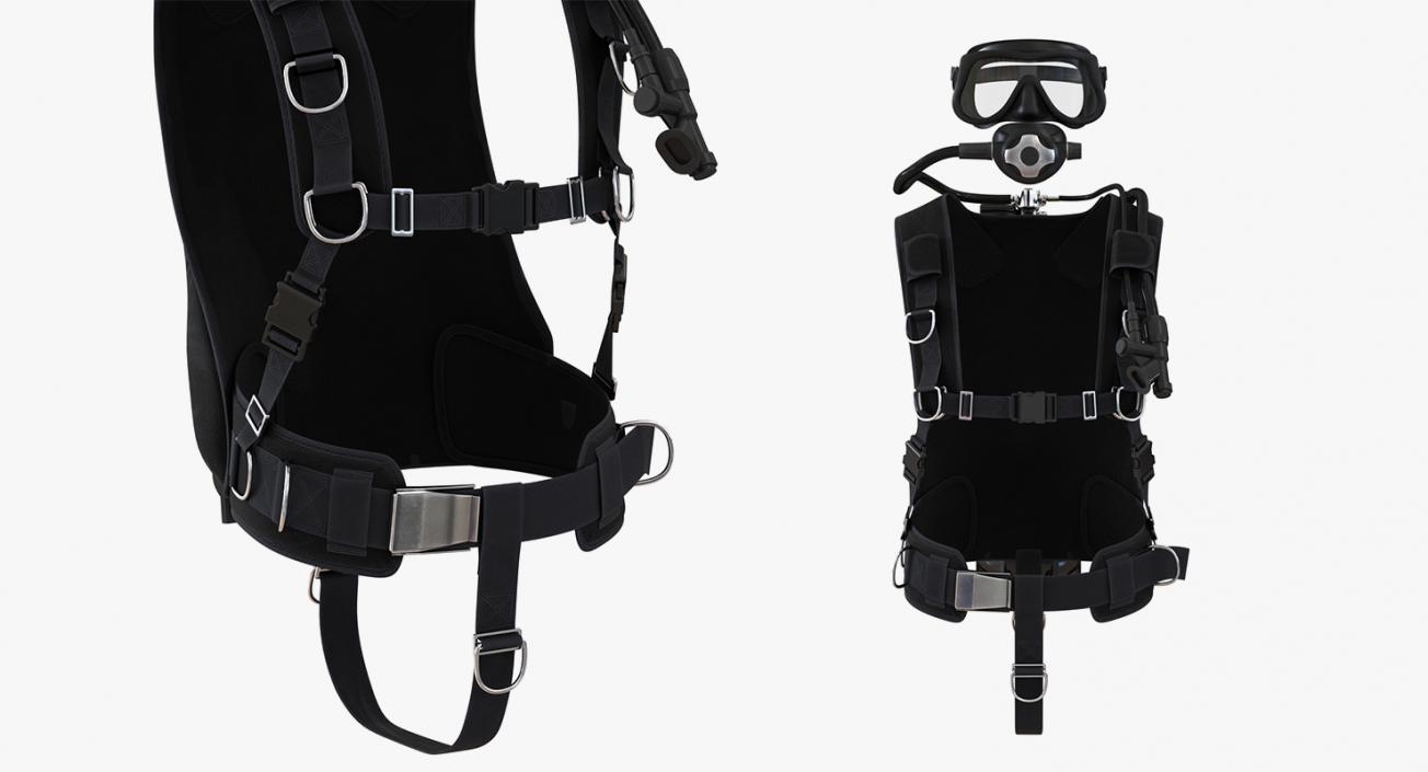 Diving Equipment Collection 2 3D model