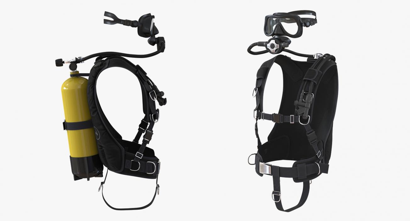 Diving Equipment Collection 2 3D model