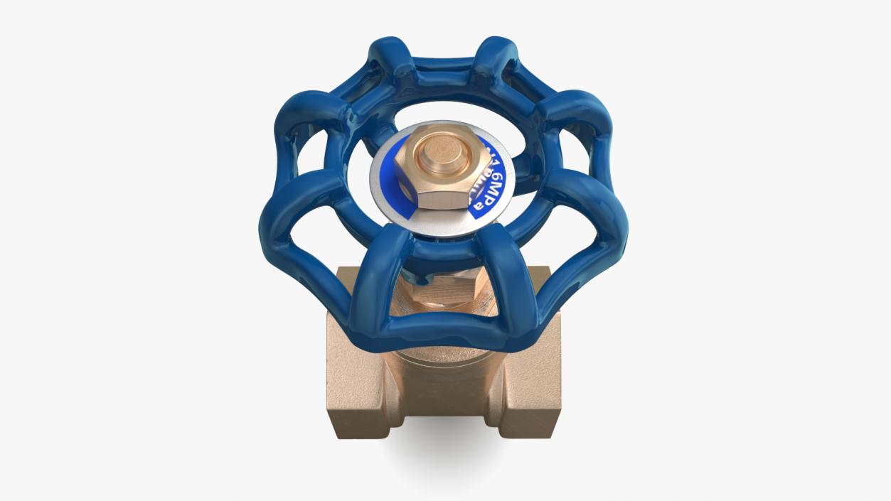 Gate Valve Pyrite 3D