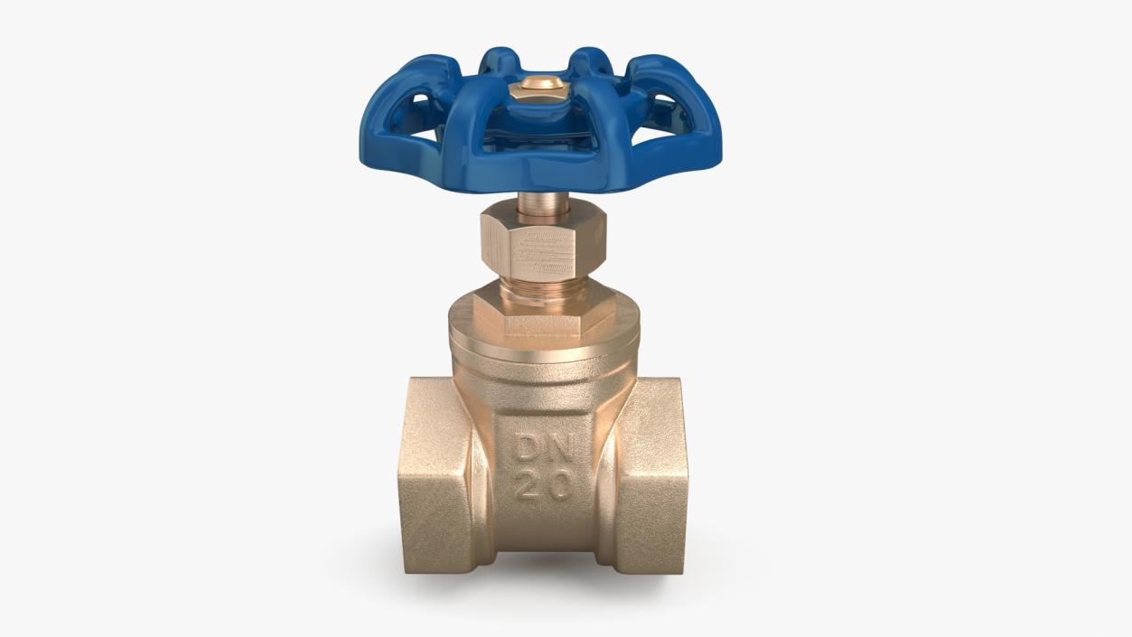 Gate Valve Pyrite 3D