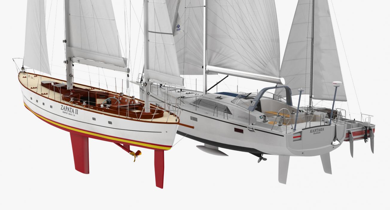 3D model Sailing Yachts Collection