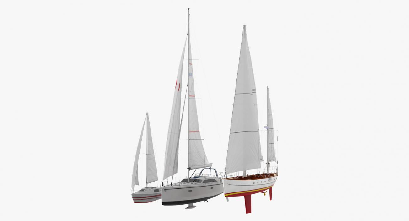 3D model Sailing Yachts Collection