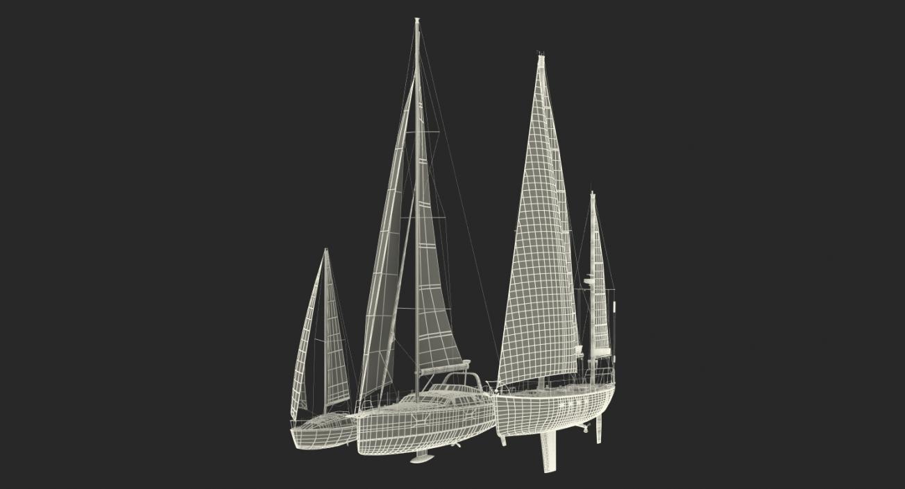 3D model Sailing Yachts Collection