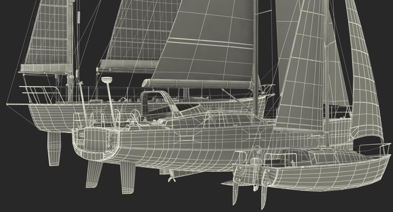 3D model Sailing Yachts Collection