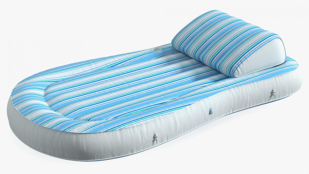 3D One Person Pool Air Mattress model