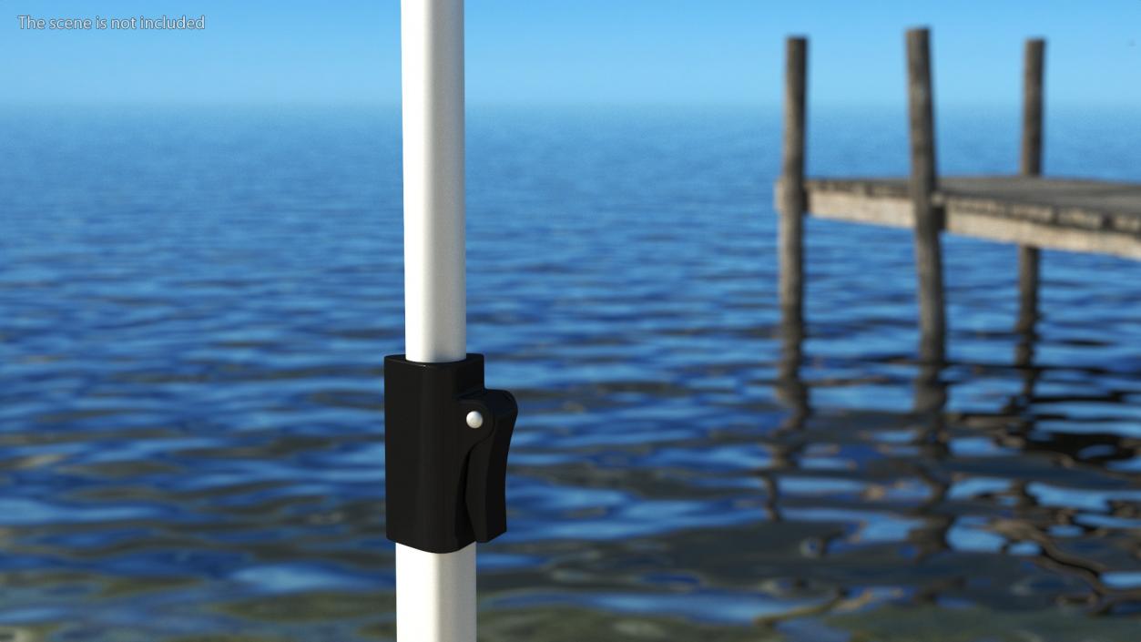 3D Fishing Rod Holder model