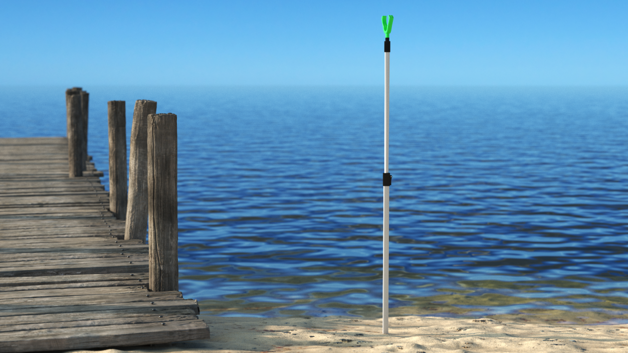 3D Fishing Rod Holder model