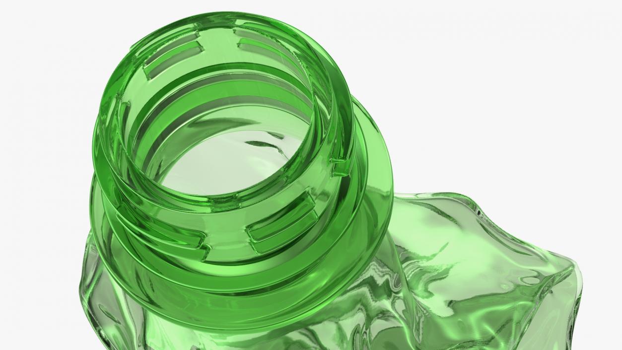 Crushed Plastic Bottle 2 3D model