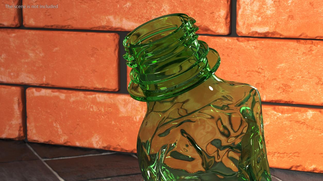 Crushed Plastic Bottle 2 3D model