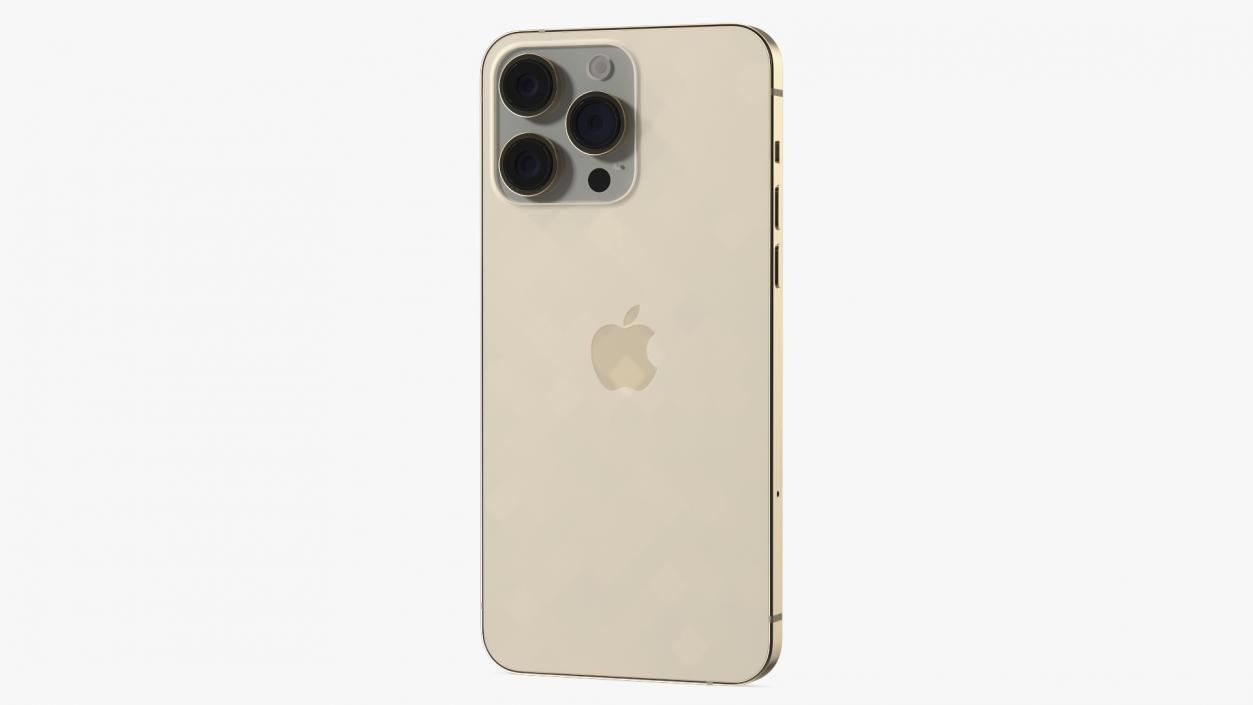 3D Apple iPhone 14 Pro Max Gold model