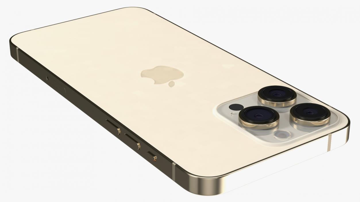 3D Apple iPhone 14 Pro Max Gold model