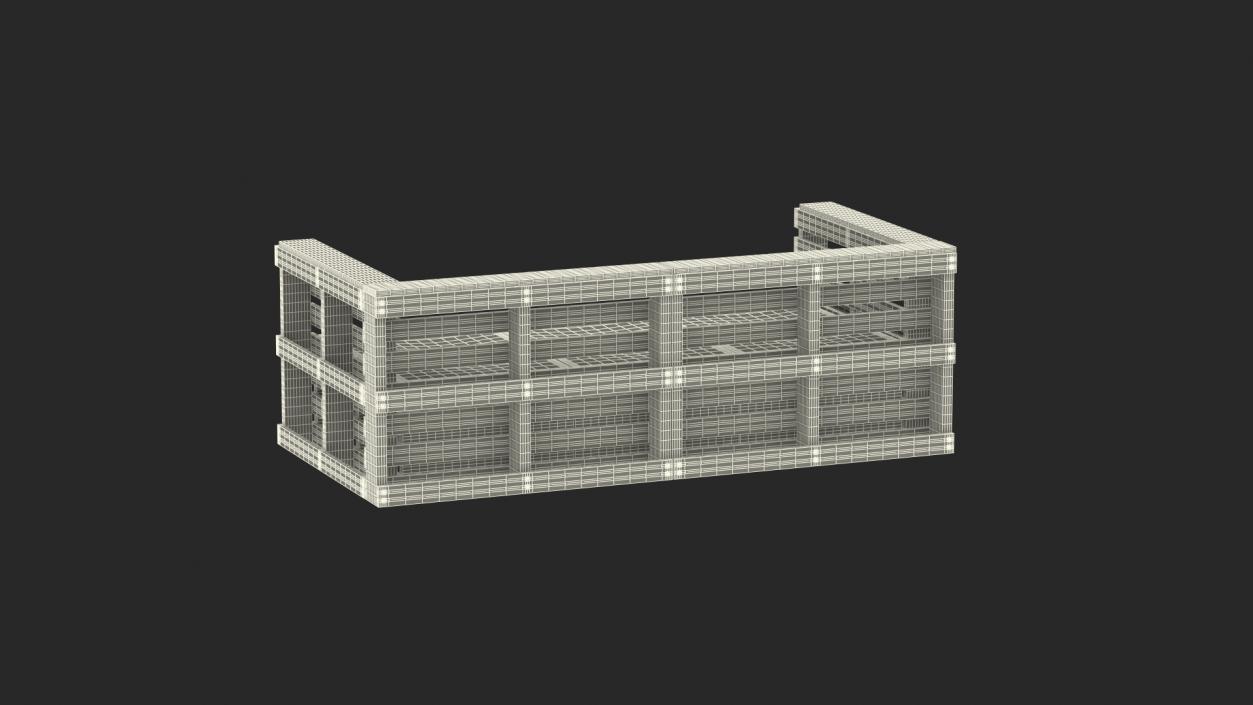 Patio Pallet Garden Sofa 3D model