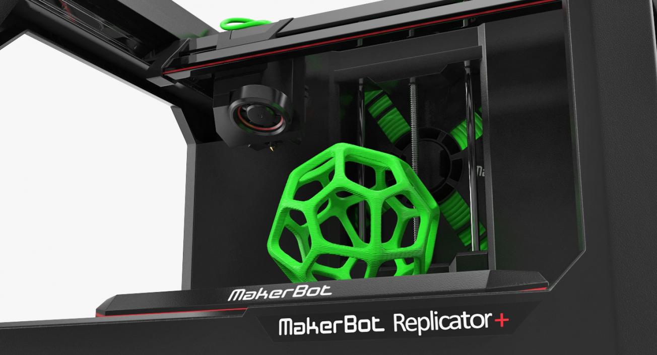 3D model 3d Printer MakerBot Replicator