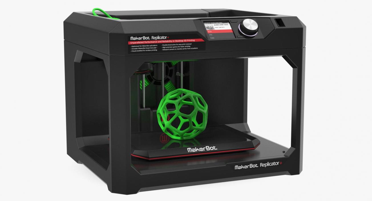 3D model 3d Printer MakerBot Replicator