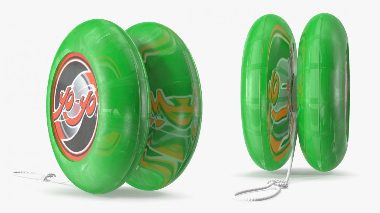 3D Green Yo-Yo