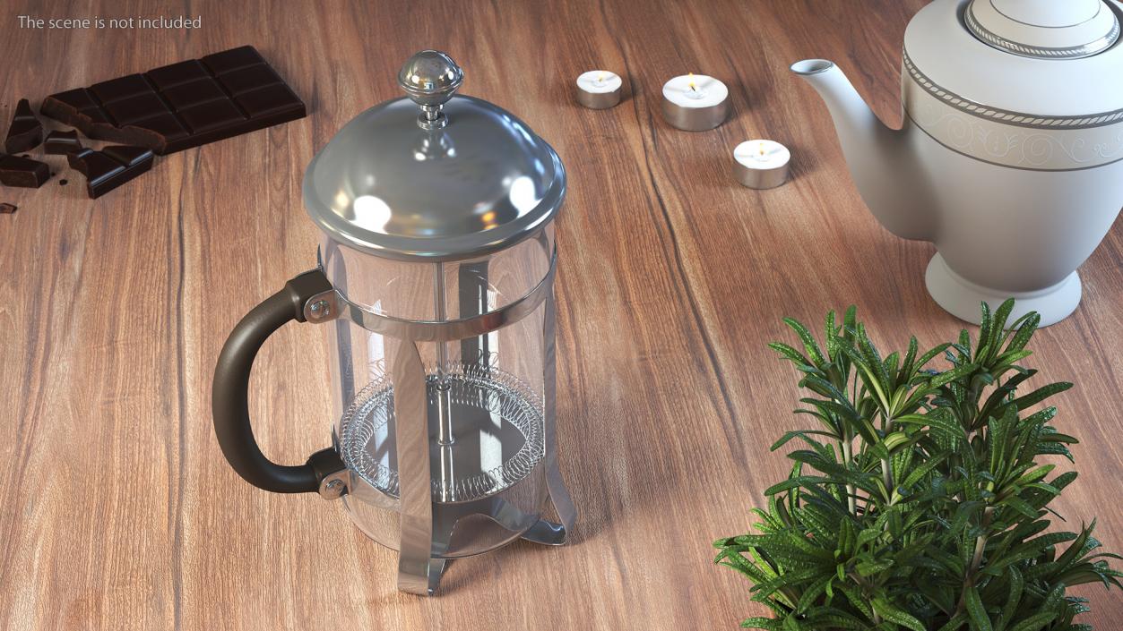 3D model French Press Coffee Maker