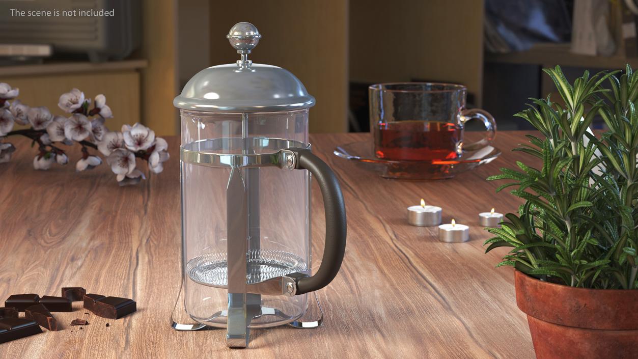 3D model French Press Coffee Maker