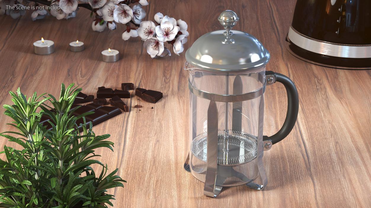 3D model French Press Coffee Maker