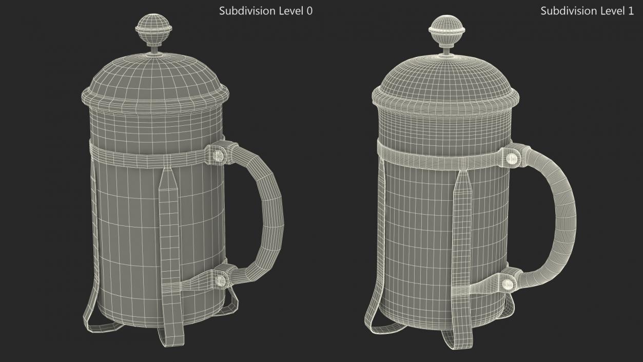 3D model French Press Coffee Maker