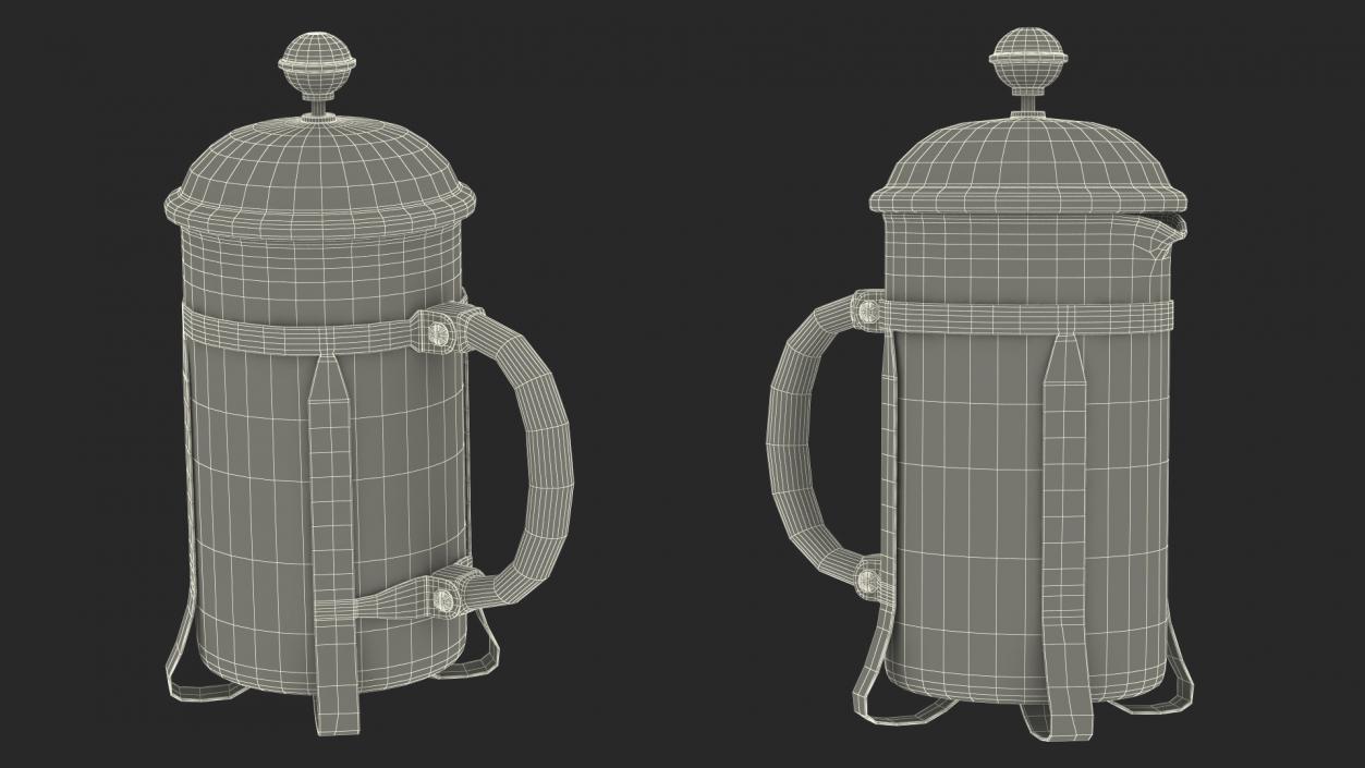 3D model French Press Coffee Maker